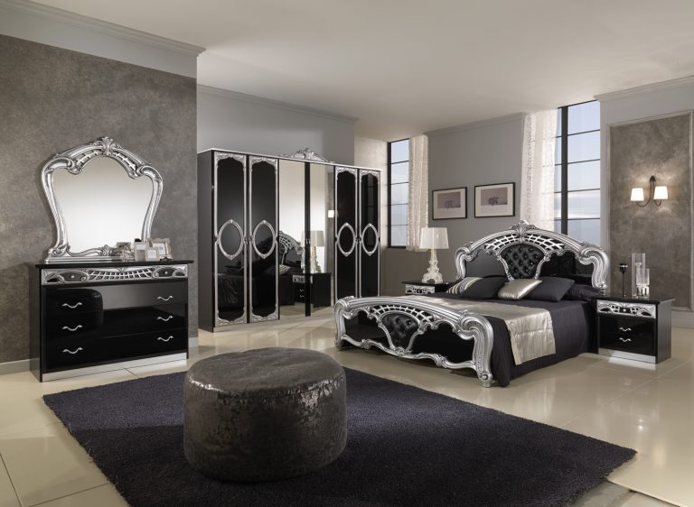 Black mirrored glass bedroom furniture make your home vintage