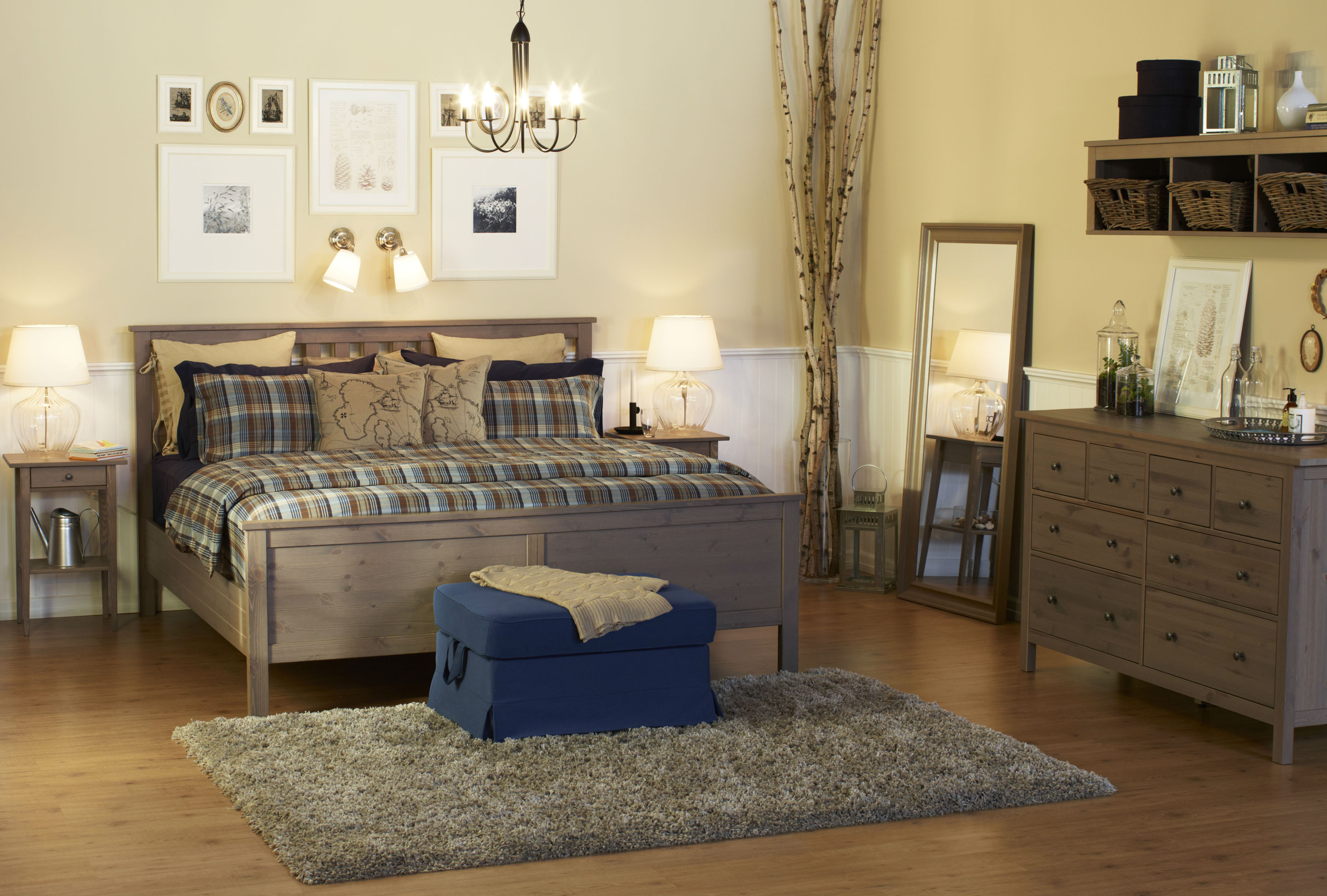ikea hemnes bedroom grey furniture