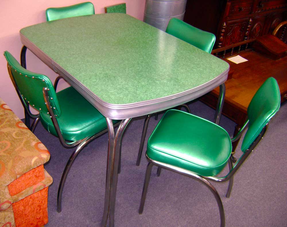 1950s kitchen table and chair