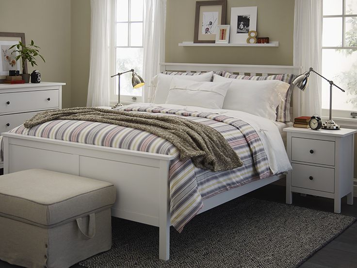 Samll Room Bedroom Decoration Hemnes Bed