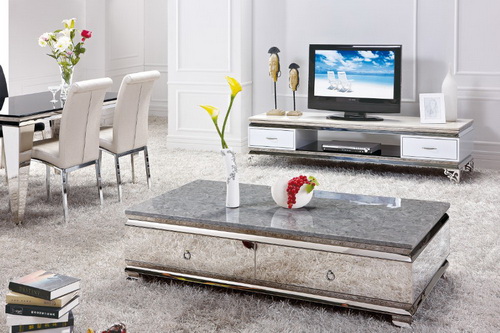 Marble coffee table design - 15 ways to compliment the interior design