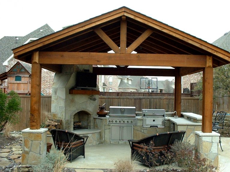 Outdoor kitchen gazebo 20 combinations of indoor and outdoor