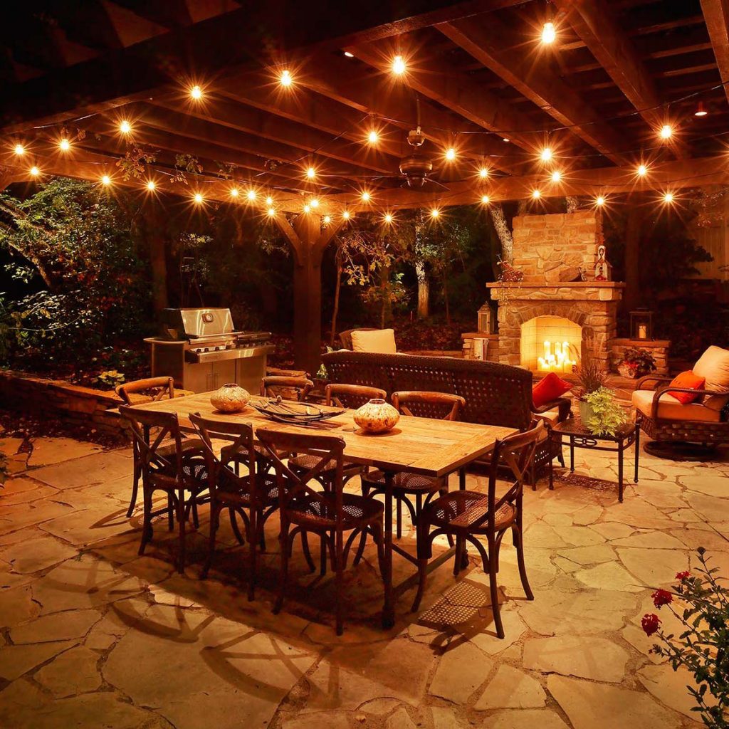 Outdoor kitchen lighting - 18 essentials for a good atmosphere | Home