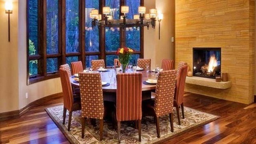 Round formal dining room tables