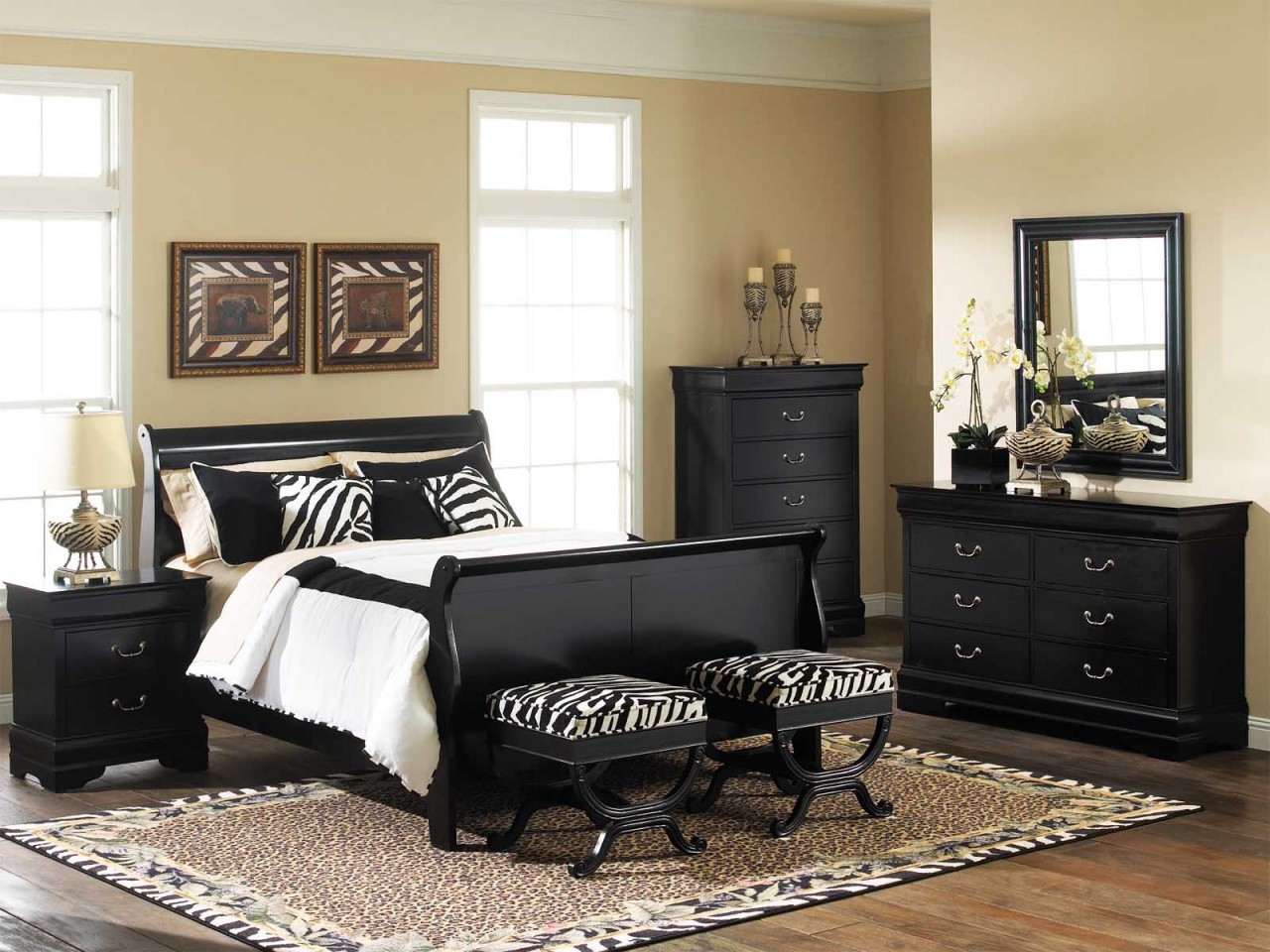 black lacquer bedroom furniture