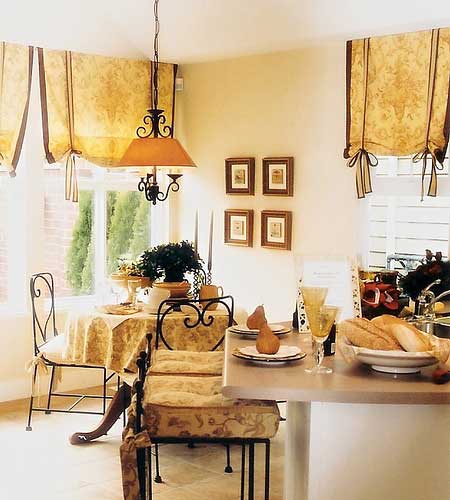 French country kitchen curtains