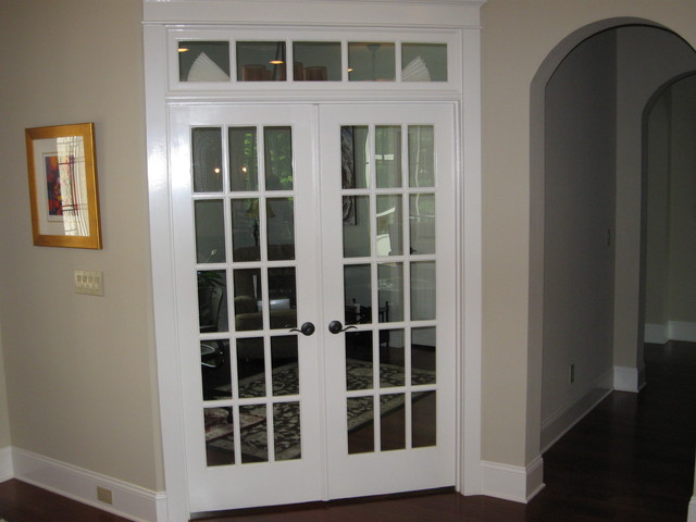 French doors for interior office