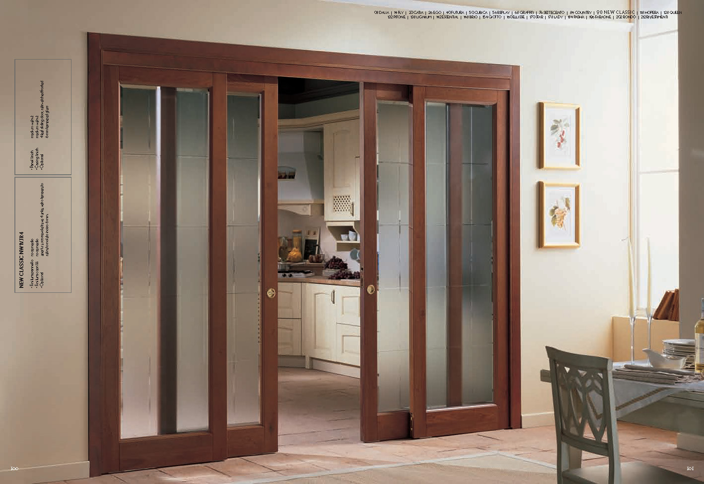 French doors interior frosted glass - an ideal material ...