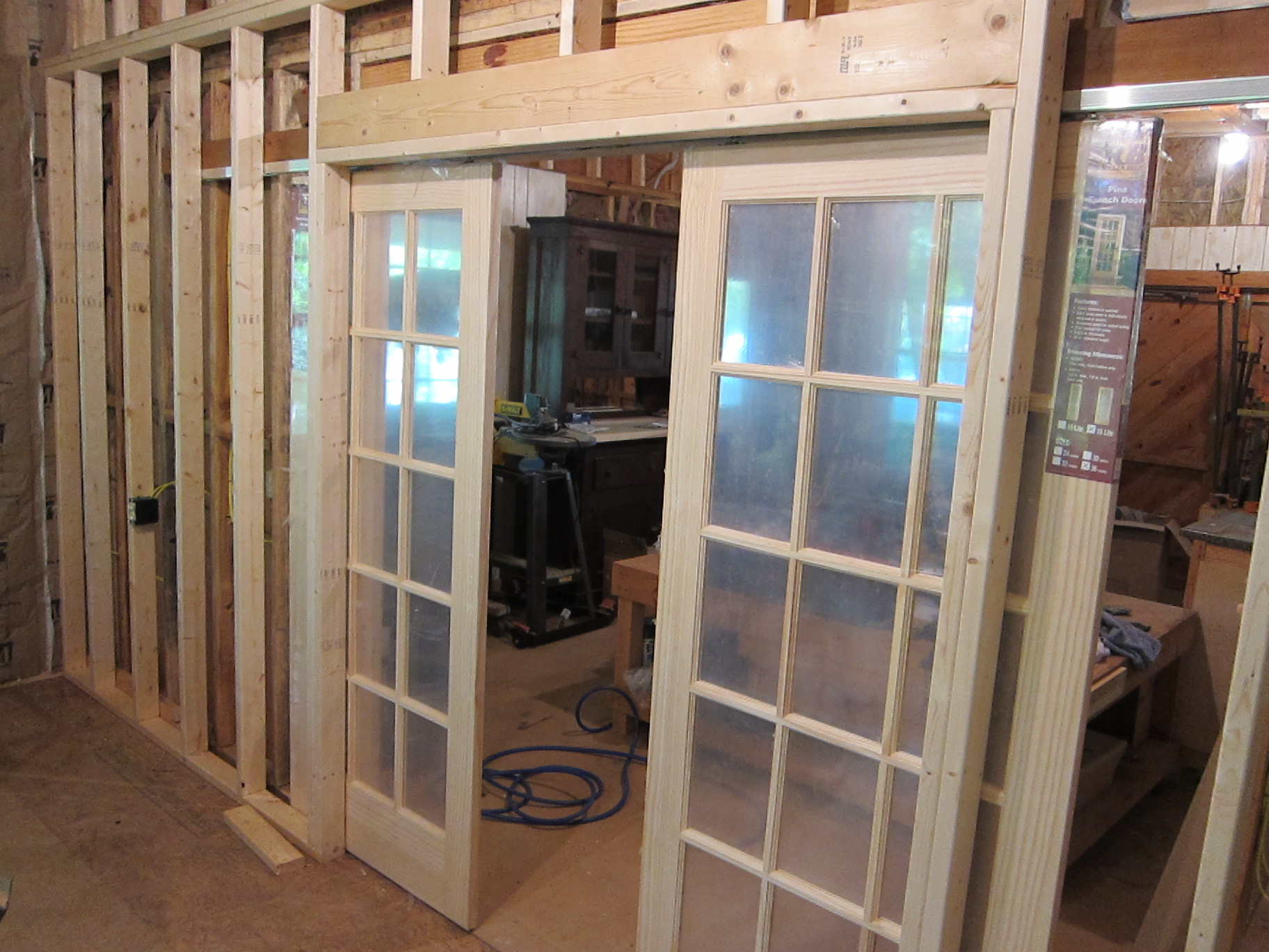 French doors interior sliding give measurement on the ...