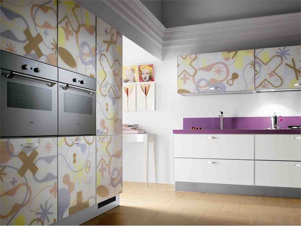 stencil design for kitchen cabinet