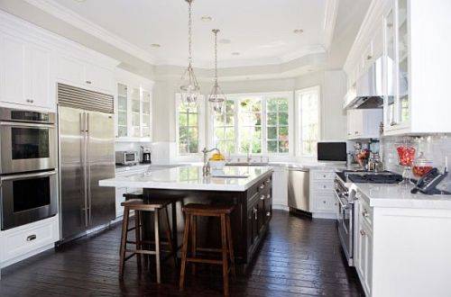Kitchen white cabinets dark wood floors – 20 tips for buyers