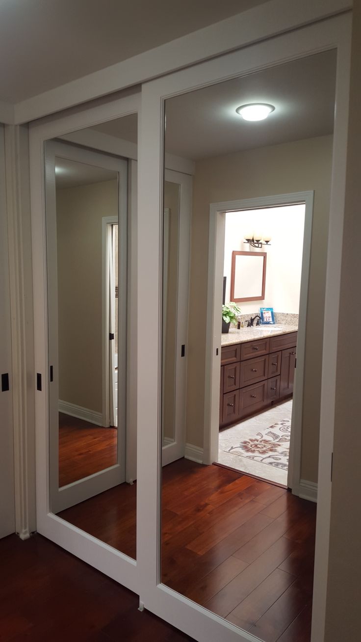 mirror closet doors how to fix