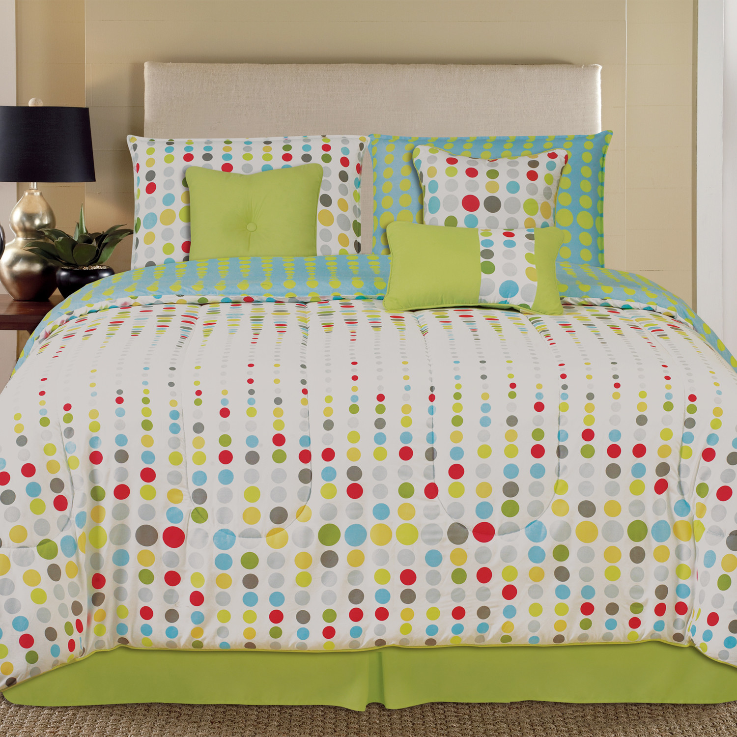 Rainbow Polka Dot Bedding 10 Ways To Provide A Stunning Aspect To   Rainbow Polka Dot Bedding Photo 10 