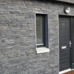 Slate tiles for outside walls – ideal for patios