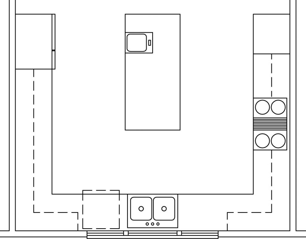 TOP 20 U shaped kitchen house plans 2023 - house-ideas.org