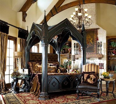 Victorian gothic bedroom furniture – purchase all the pieces to make up a set separately