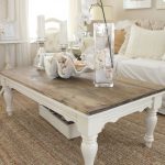 Wood coffee table makeover – ideal for a conventional setting of living room
