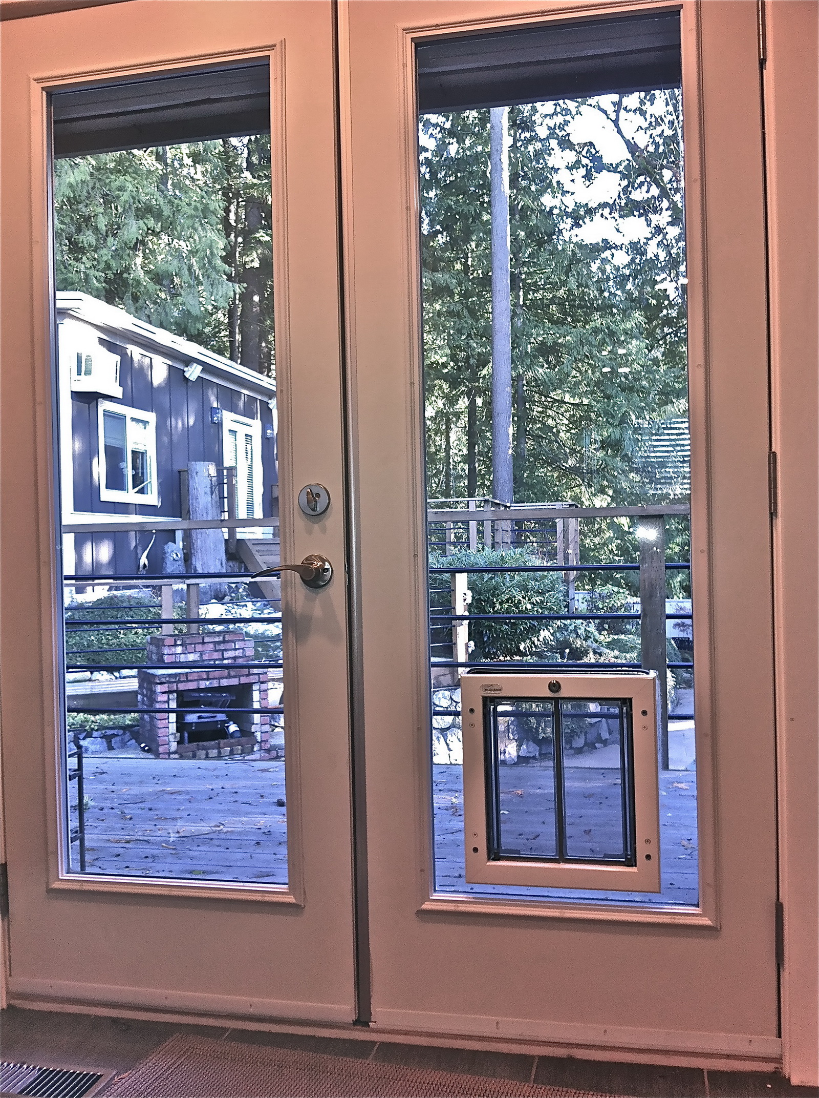 TOP 20 custom and classic French doors with dog door | Home Decorating