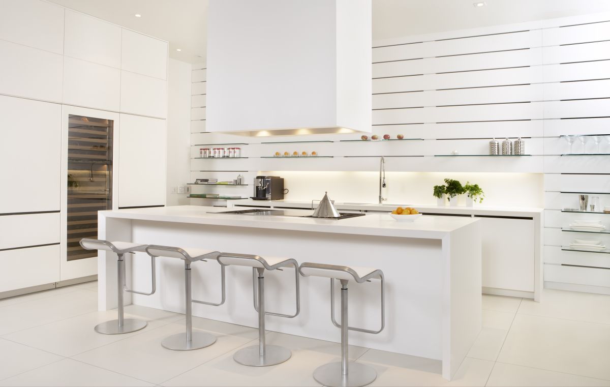 White Modern Kitchen photo - 3