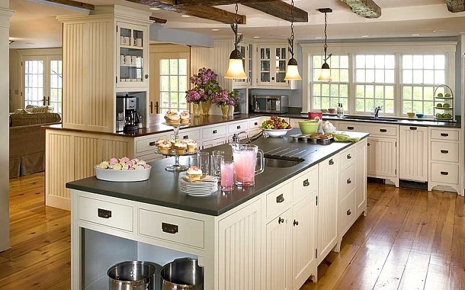 american country kitchen design