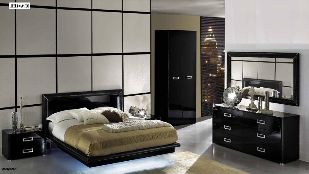 black lacquer bedroom furniture sets photo - 2