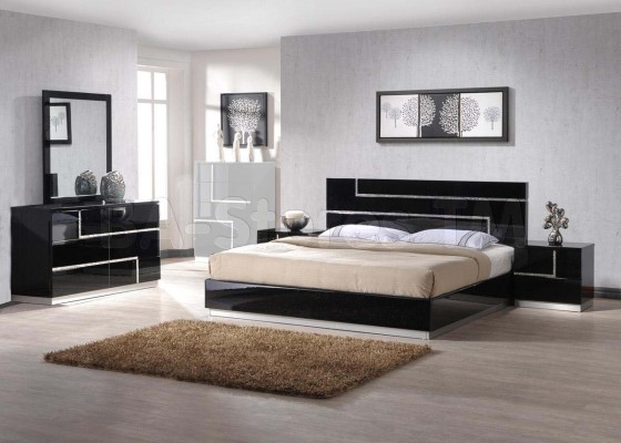 Decorate Your Bedroom with the Stylish Black lacquer bedroom furniture ...