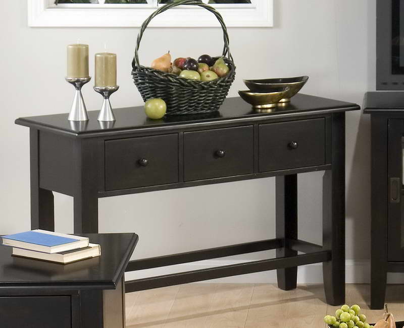 black sofa table ikea photo - 6