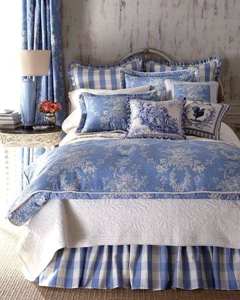 blue and white bedrooms images photo - 3