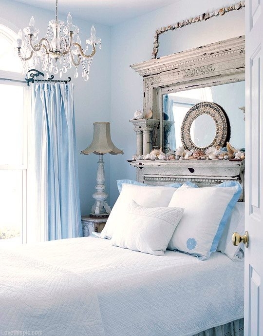 blue and white bedrooms images photo - 4