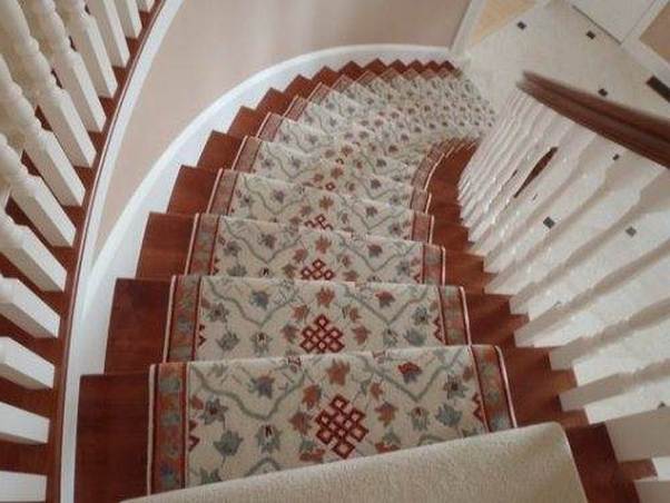 carpet runner for stairs over carpet photo - 1