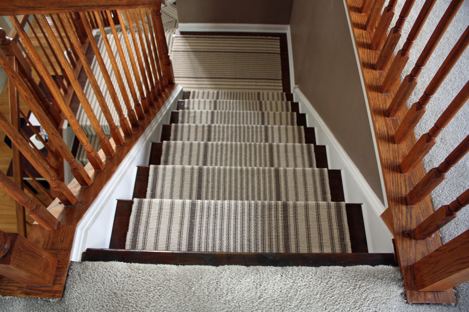 carpet runner for stairs over carpet photo - 6