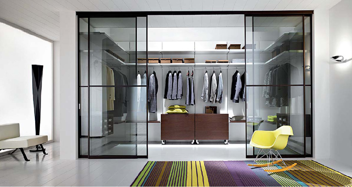 contemporary walk in closet design photo - 2