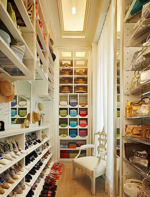 contemporary walk in closet design photo - 3