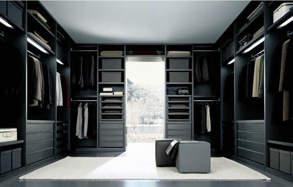 contemporary walk in closet design photo - 5