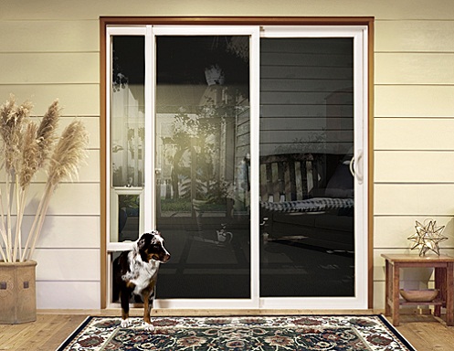 dog door for sliding door photo - 2