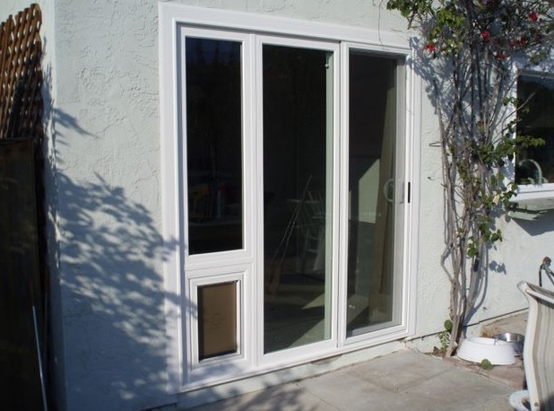 dog door for sliding glass door photo - 5