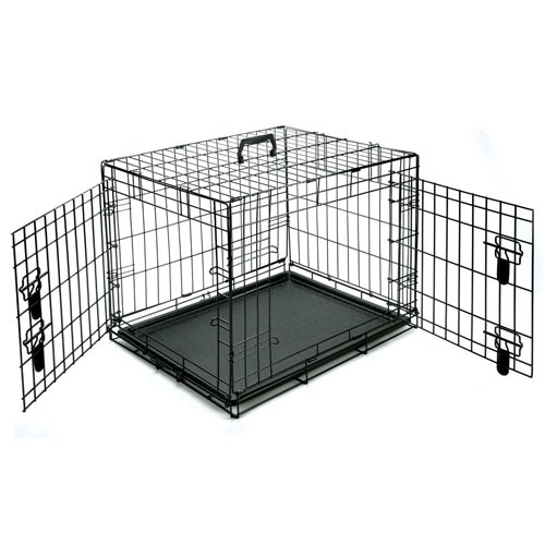 double door dog crate photo - 10