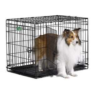 double door dog crate photo - 4