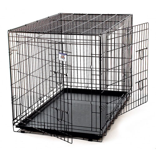 double door dog crate photo - 8