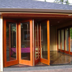 folding french doors exterior photo - 6