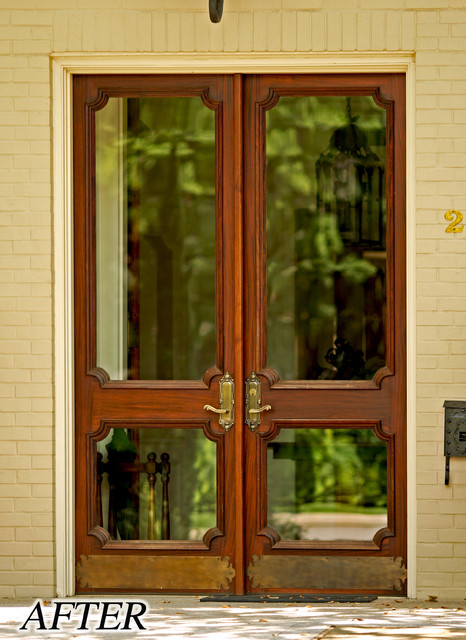 french country double entry doors photo - 5