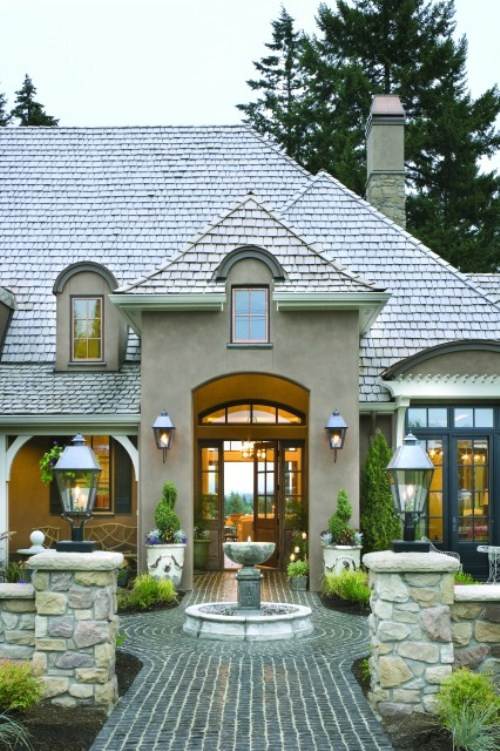 french country exterior ideas photo - 2