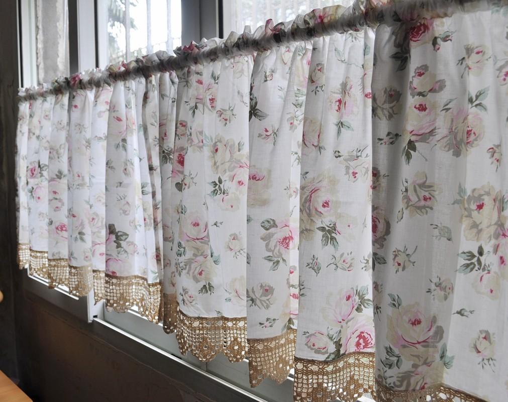 french country kitchen curtains photo - 5