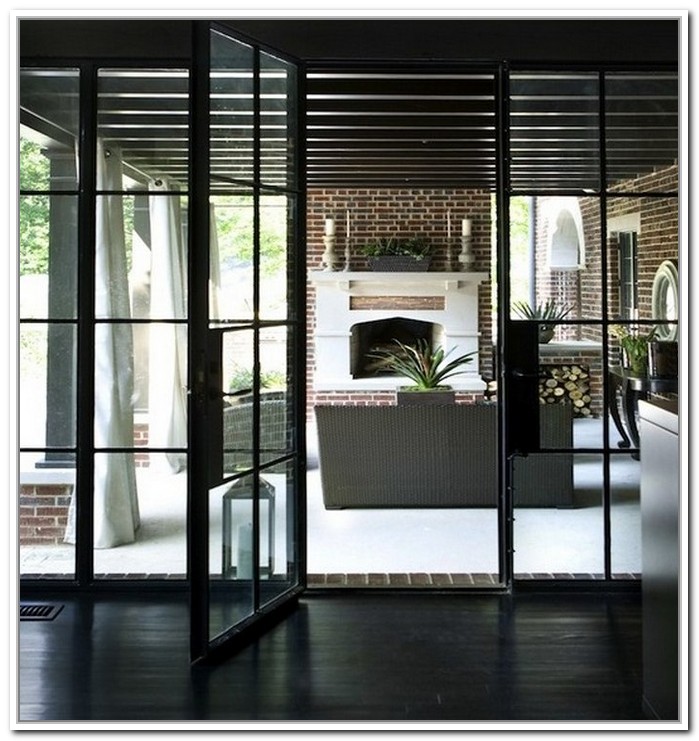 french doors exterior steel photo - 5