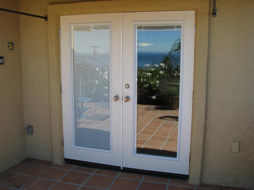 french doors interior blinds photo - 4