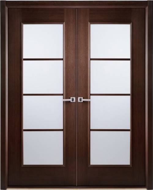 french doors interior frosted glass photo - 2