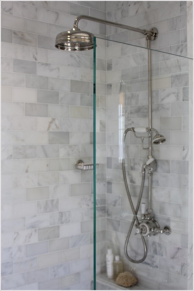 glass wall dividers bathroom photo - 5