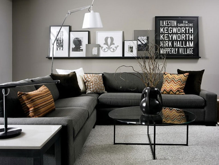 grey room design ideas photo - 2