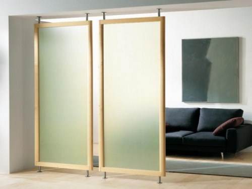 hanging room divider panels photo - 1