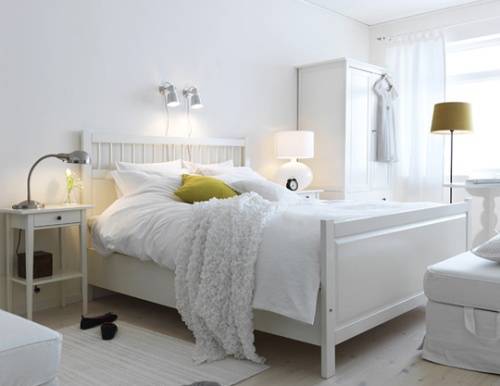 ikea white hemnes bedroom furniture photo - 1